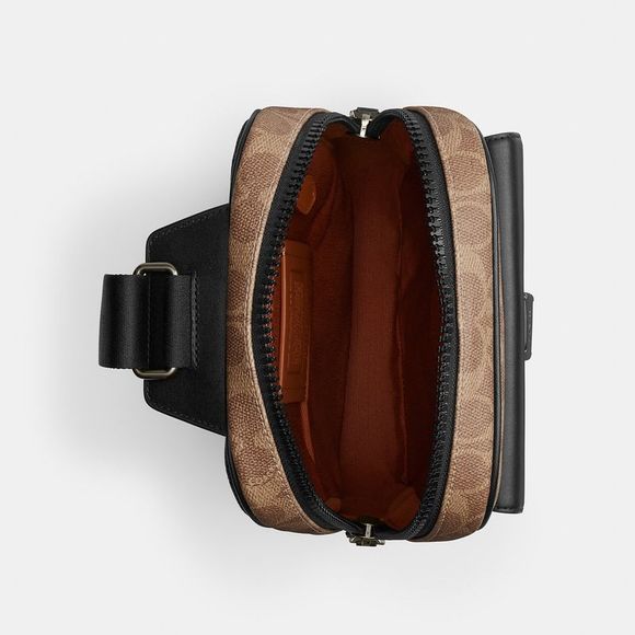 NWT Coach Outlet Track Pack In Signature Canvas - Picture 3 of 5